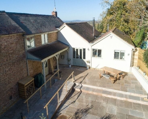 Entrance courtyard