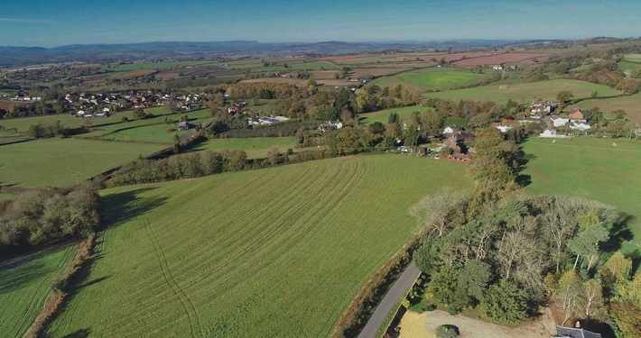 Drone View Down Perrycliff Lane